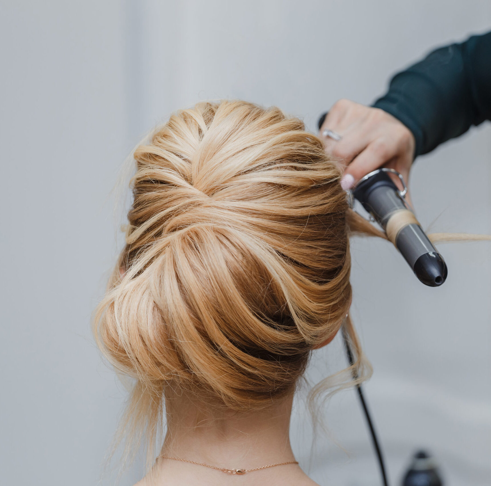 French twist wedding hairstyle
