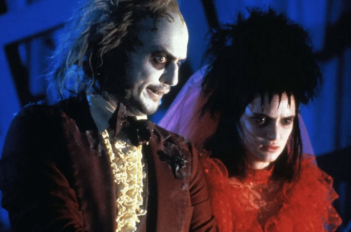 Beatlejuice and Lida from the movie Beatlejuice