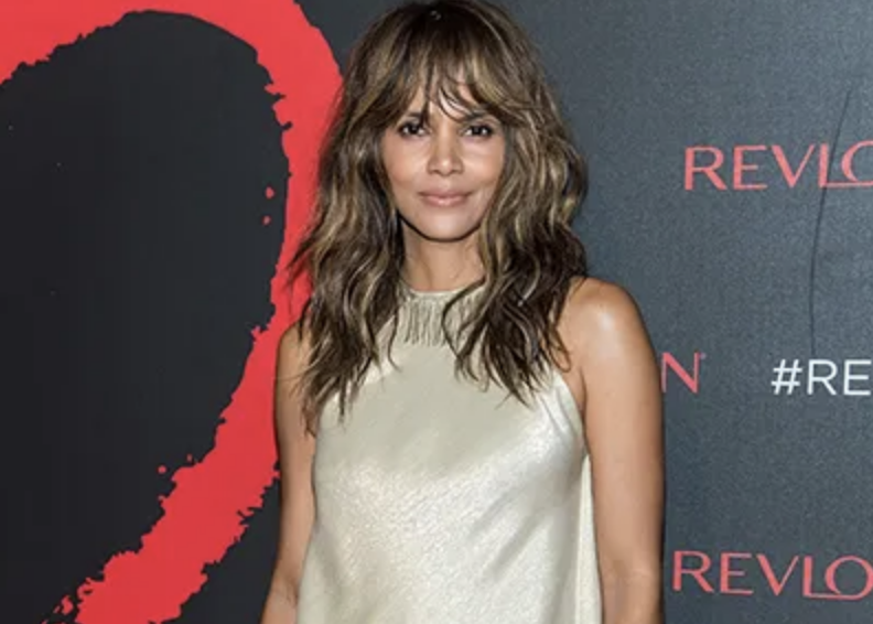 Actress Halley Berry with modern shag layered haircut